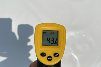 Installation location surface temperature